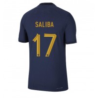 Fotballdrakt Herre Frankrike William Saliba #17 Hjemmedrakt VM 2022 Kortermet